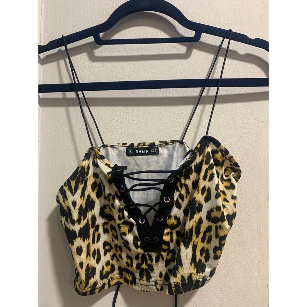 Cheetah tank top